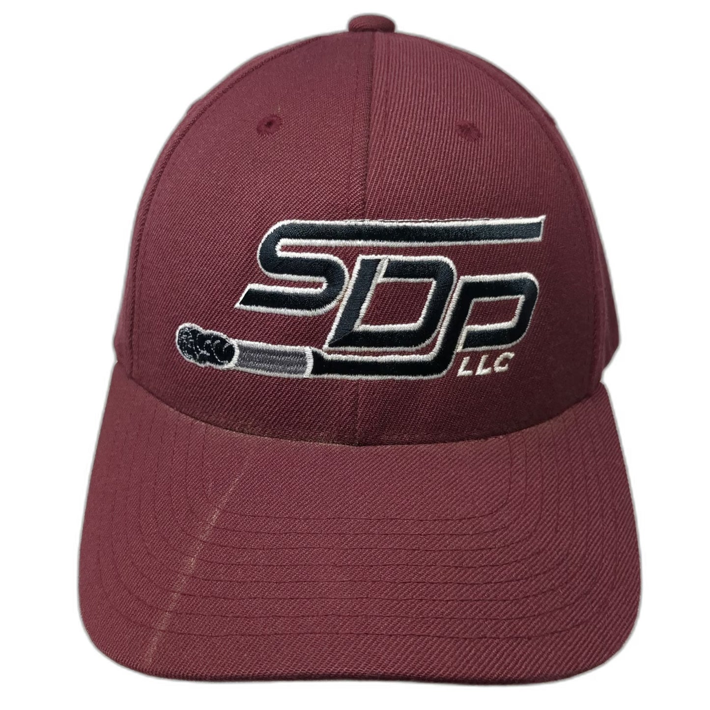 Yupoong Snapback Hat Red One Size SDP LLC Structured Wool Blend Baseball Cap