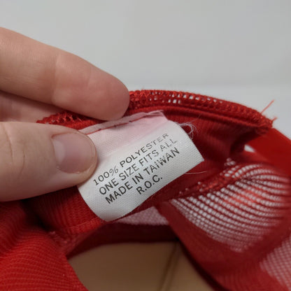 Key West Florida Snapback Trucker Hat Red OSFA Adjustable Mesh Back Rope