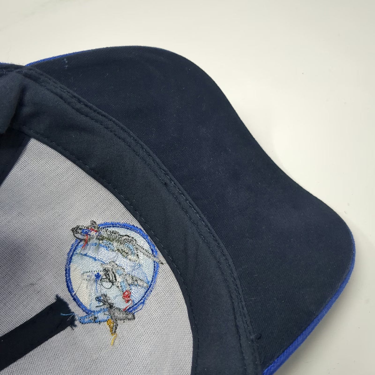 Beechfield 5 Panel Blue Hat One Size Ultimate Warbird Flights Contrast Piping