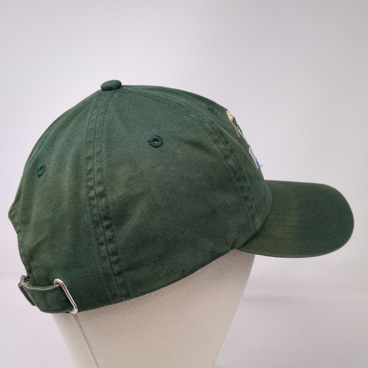 Imperial Baseball Cap Green OSFM Tall Timber Lodge Pittsburg NH Fishing Logo Hat
