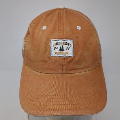 Pinecrest Golf Course Slideback Hat Orange One Size Classic Cut Ahead