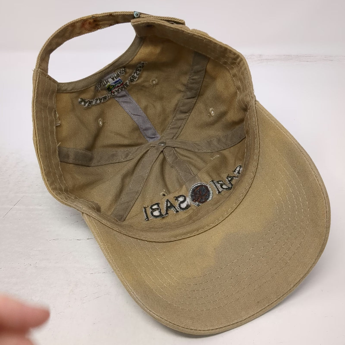 Sabi Game Reserve South Africa Flag Hat Baseball Cap Brown One Size Slideback
