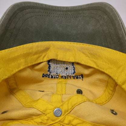 Yacht Club Puerto Vallarta Fish Skeleton Hat Yellow Gray Baseball Cap One Size
