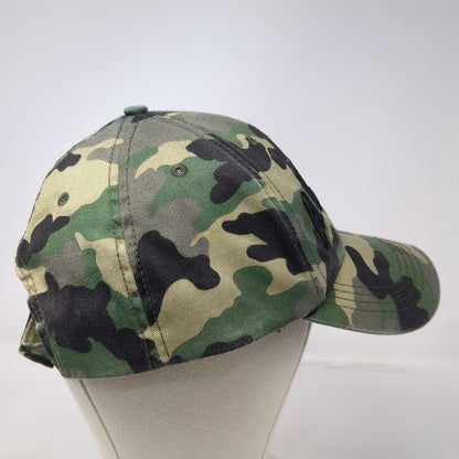 Robin Ruth Baseball Cap Green Brown Camo One Size Hawaii Aloha Embroidery Hat