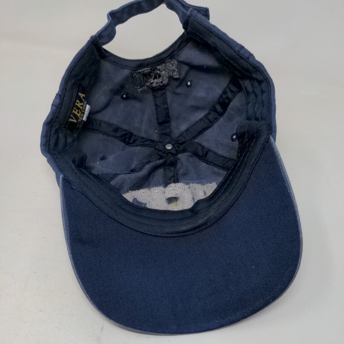 Lucky Slideback Hat Blue One Size Live Laugh Love Embroidered 6 Panel