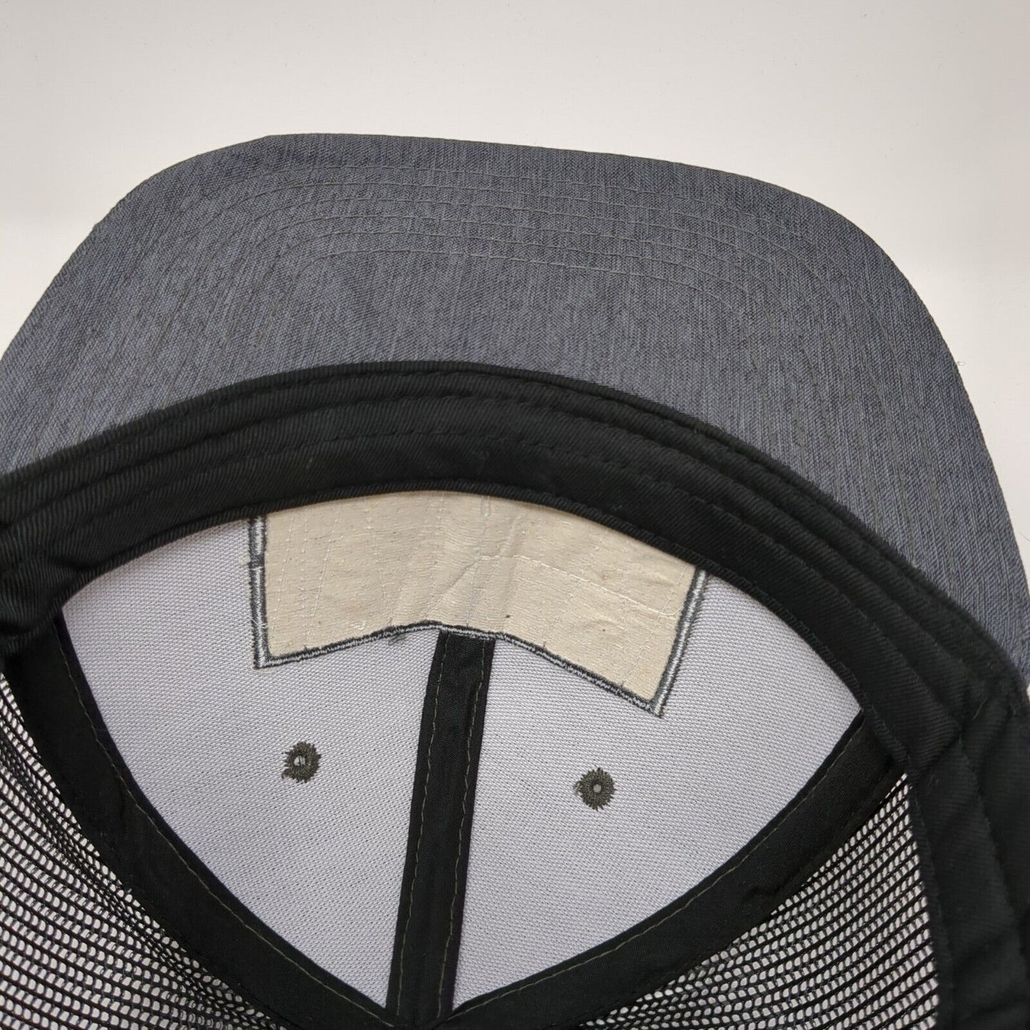 Sinfire Snapback Trucker Hat Gray One Size Adjustable Embroidered Mesh Back