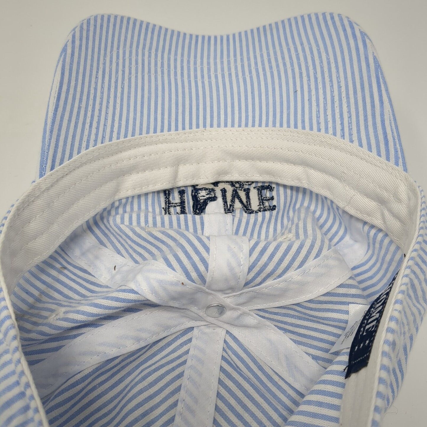 Idaho Home Sweet Home Slideback Hat Multi One Size Striped Embroidered