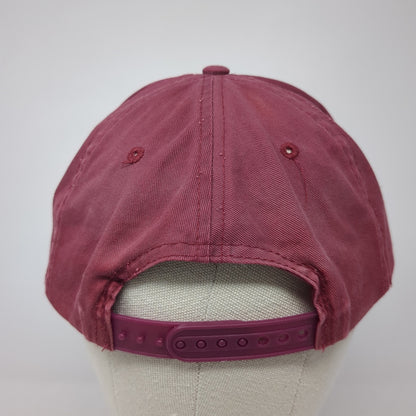 Walton Motors Ford Snapback Rope Hat Red One Size Adjustable Four Seasons