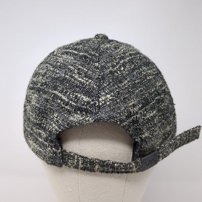 RVCA Leather Patch Slideback Hat Multi One Size Shallow Fit Adjustable