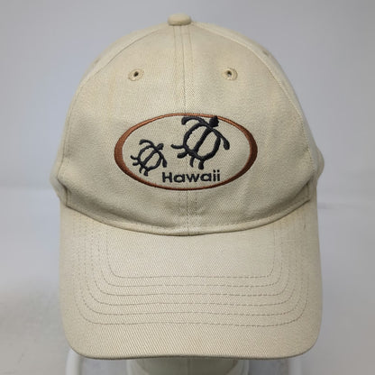 Hawaiian Headwear Baseball Cap Beige OSFM Snapback Hawaii Honu Turtle Hat Island