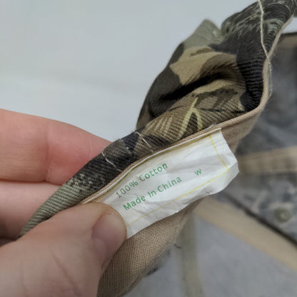 Unbranded Men's Snapback Hat Brown Camo Adjustable Embroidered OR Logo Cotton