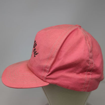 Identity Headwear 5 Panel Purple Hat Snapback Golden West G Logo USA Vintage
