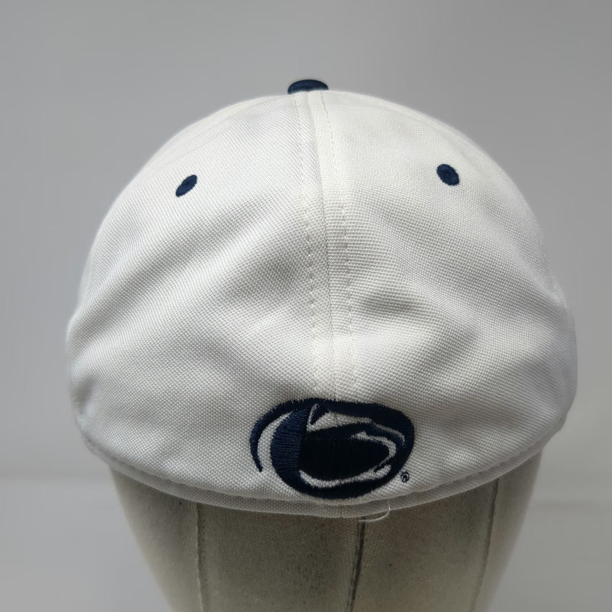 The Game Penn State Nittany Lions NCAA White Blue Size 7 Fitted Baseball Cap Hat