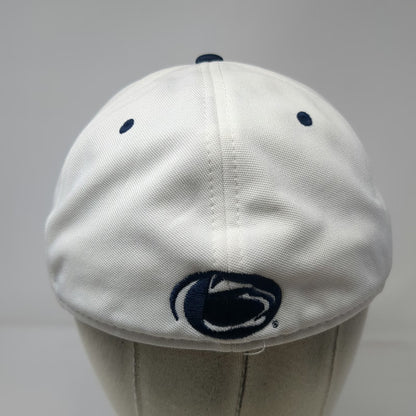 The Game Penn State Nittany Lions NCAA White Blue Size 7 Fitted Baseball Cap Hat