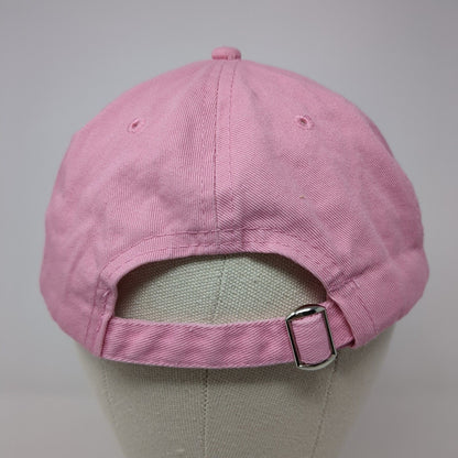 Red Aspen Slideback Hat Pink OS Adjustable Embroidered Vented Holes 6 Panel