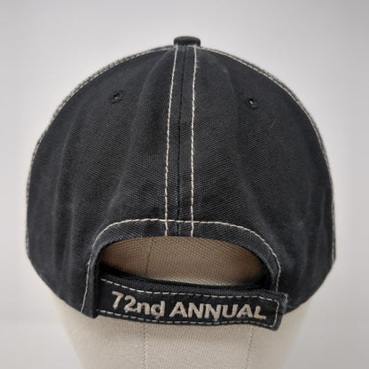 Red Bluff Bull & Gelding Sale Strapback Hat Black One Size Embroidered
