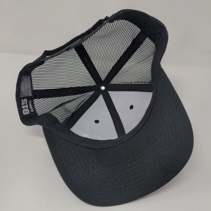 TS&L Seeds Progress Snapback Mesh Back Trucker Hat Black One Size