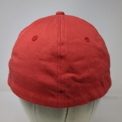 Polaris Baseball Cap Red One Size Fitted TekFlex Racing Graphics Star Logo Hat