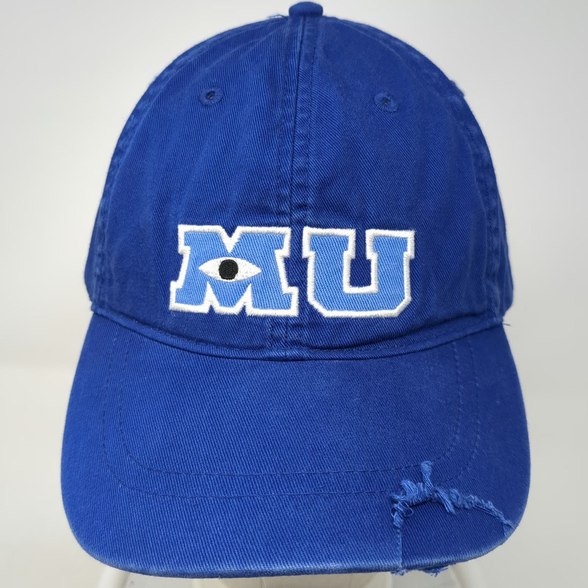 Disney Parks Monsters University MU Blue OSFM Baseball Cap Pixar Monsters Inc