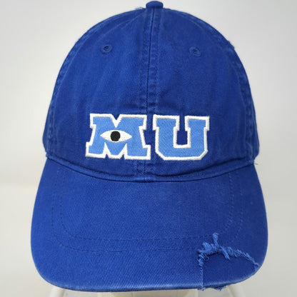 Disney Parks Monsters University MU Blue OSFM Baseball Cap Pixar Monsters Inc