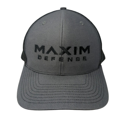 Maxim Defense Snapback Mesh Back Trucker Hat Gray One Size Richardson
