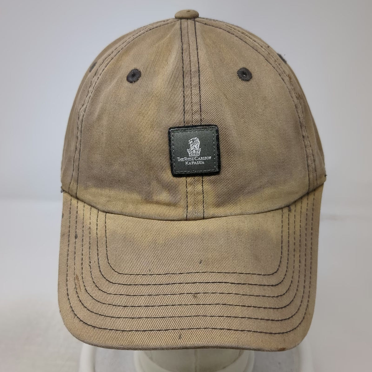 American Needle Baseball Cap Brown One Size Slideback Ritz Carlton Kapalua Hat