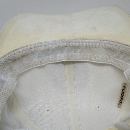 TravisMathew Baseball Cap White XL Coronado Golf Course Flexfit Polyester Hat