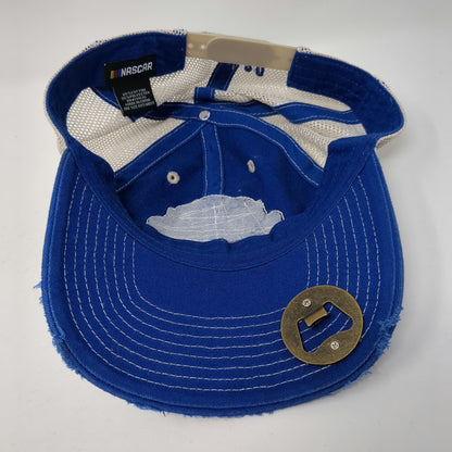 NASCAR Trucker Hat Blue White One Size Daytona 500 2020 Bottle Opener Distressed
