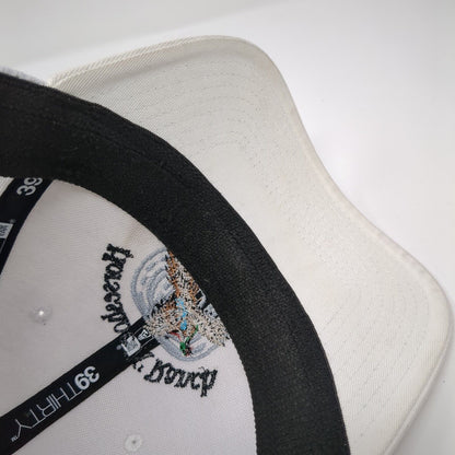 Horseshoe K Ranch Fitted Hat White S-M Embroidered New Era 39Thirty