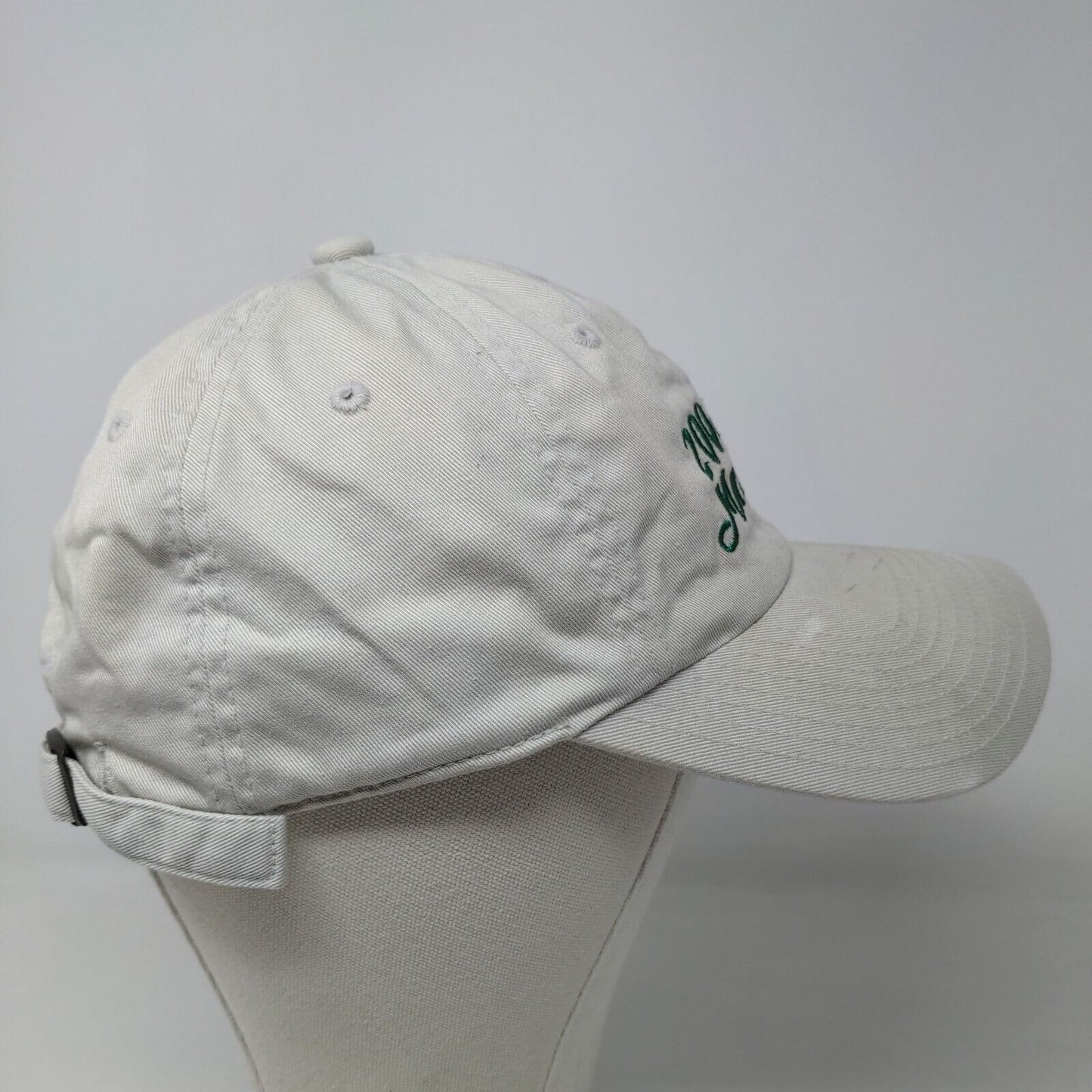 Master's Mens Slideback Hat Tan Adjustable Embroidered 2006 Golf