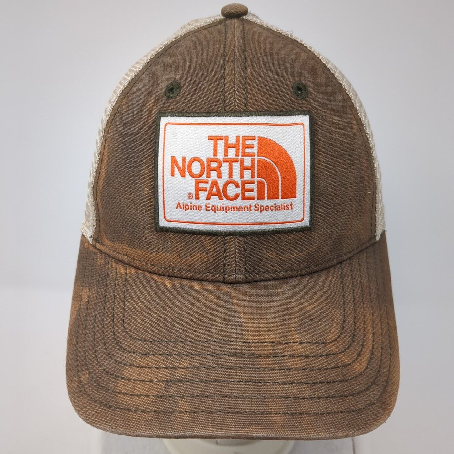 The North Face Alpine Equipment Specialist Snapback Trucker Hat Brown OS Mesh
