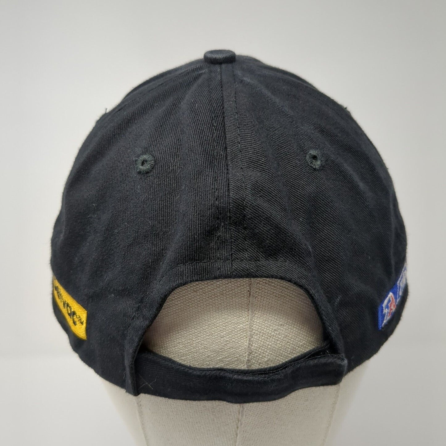 Home Of The Quality PM Strapback Hat Black One Size 6 Panel Cap America