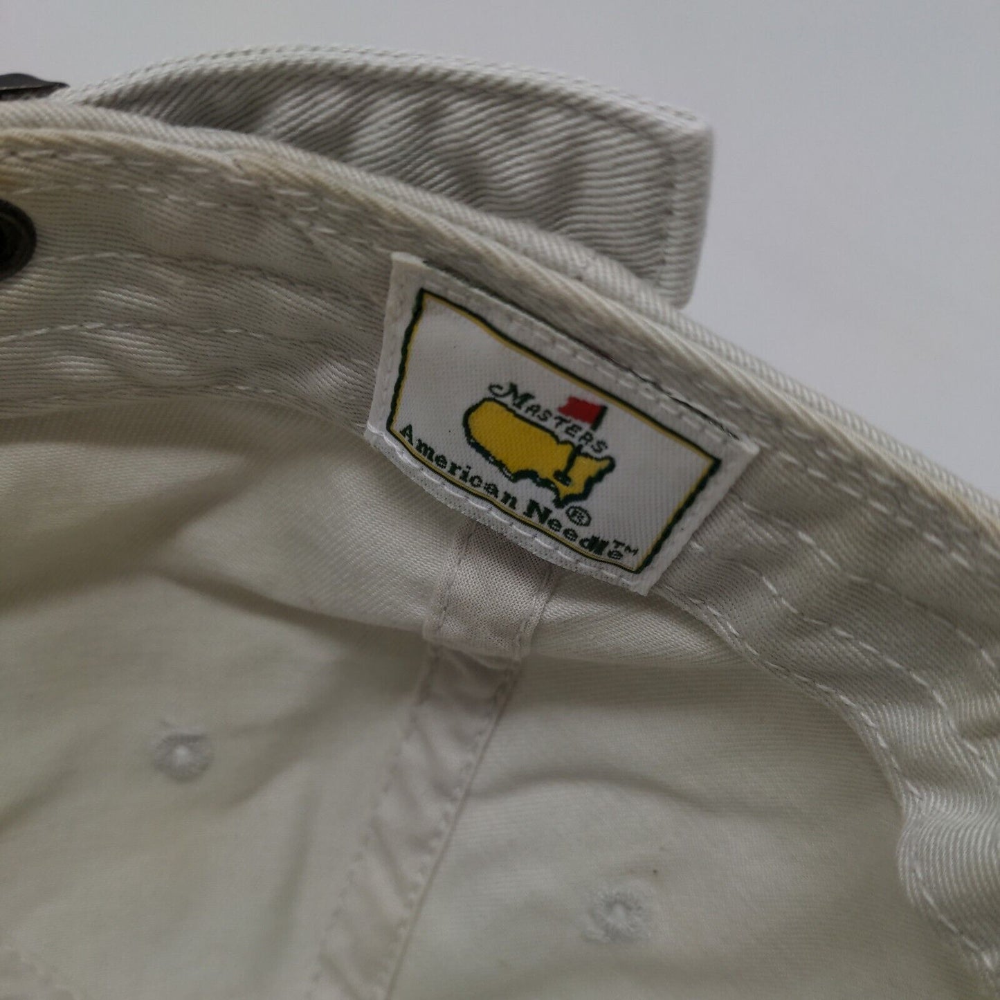 Master's Mens Slideback Hat Tan Adjustable Embroidered 2006 Golf
