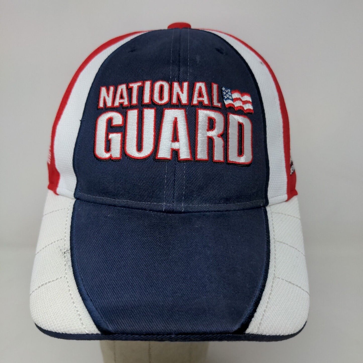 NASCAR National Guard AMP Energy Strapback Hat Red White Blue Adjustable #88