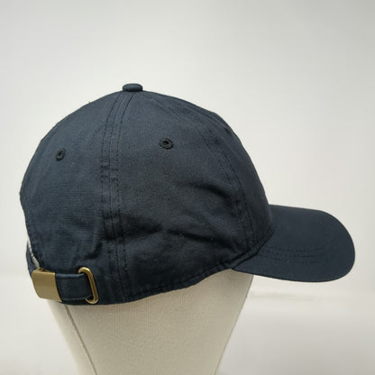 Universal Thread Baseball Cap Black One Size Slideback Hat Solid Cotton Plain