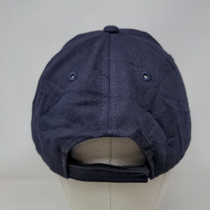 Fort Ticonderoga Strapback Hat Blue One Size American Flag Embroidered