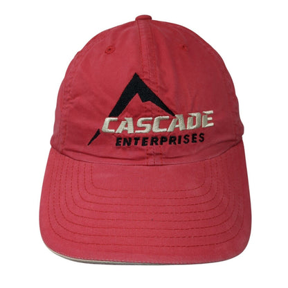 Cascade Enterprises Strapback Hat Red One Size 6 Panel Port Authority