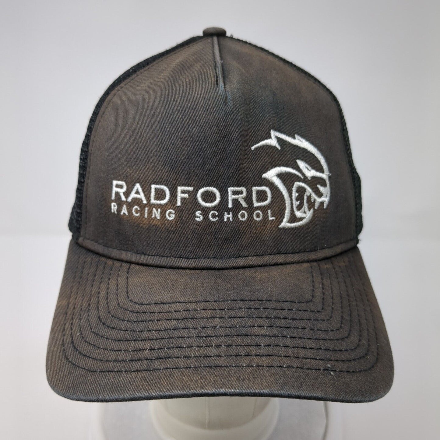 Radford Racing School Snapback Trucker Hat Black OS Adjustable Mesh Back New Era