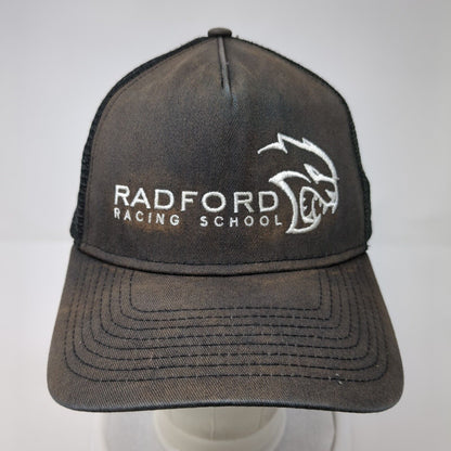 Radford Racing School Snapback Trucker Hat Black OS Adjustable Mesh Back New Era