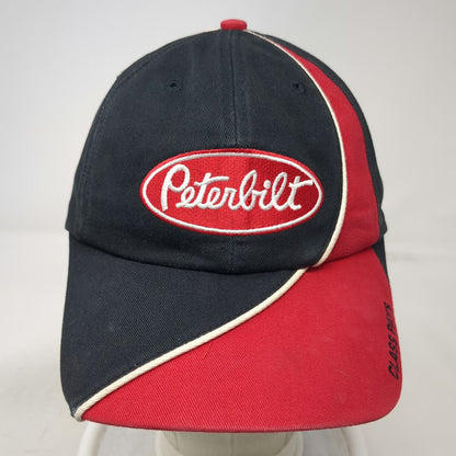 Peterbilt Baseball Cap Black Red One Size Class Pays Legendary Slideback Hat