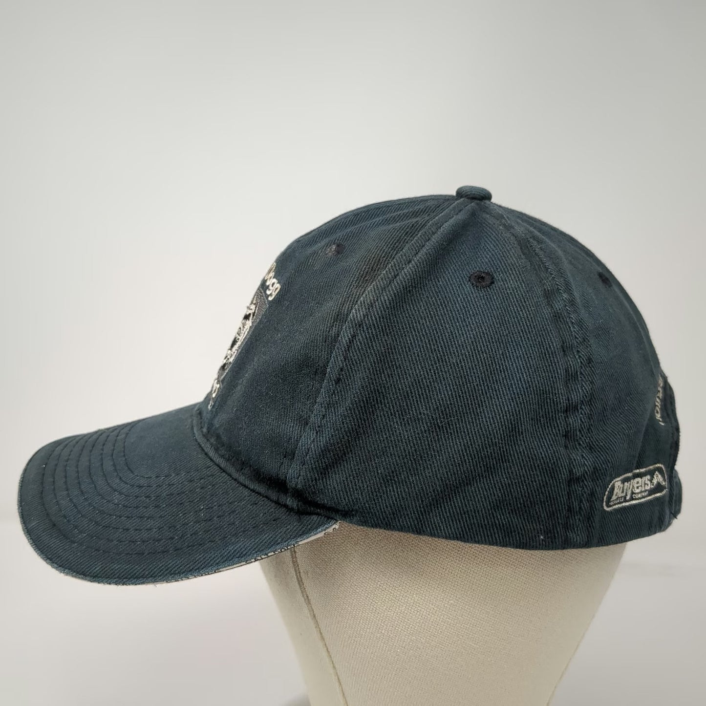 Buyers Products Salt Dogg Spreaders Wolf Baseball Cap Blue One Size Slideback