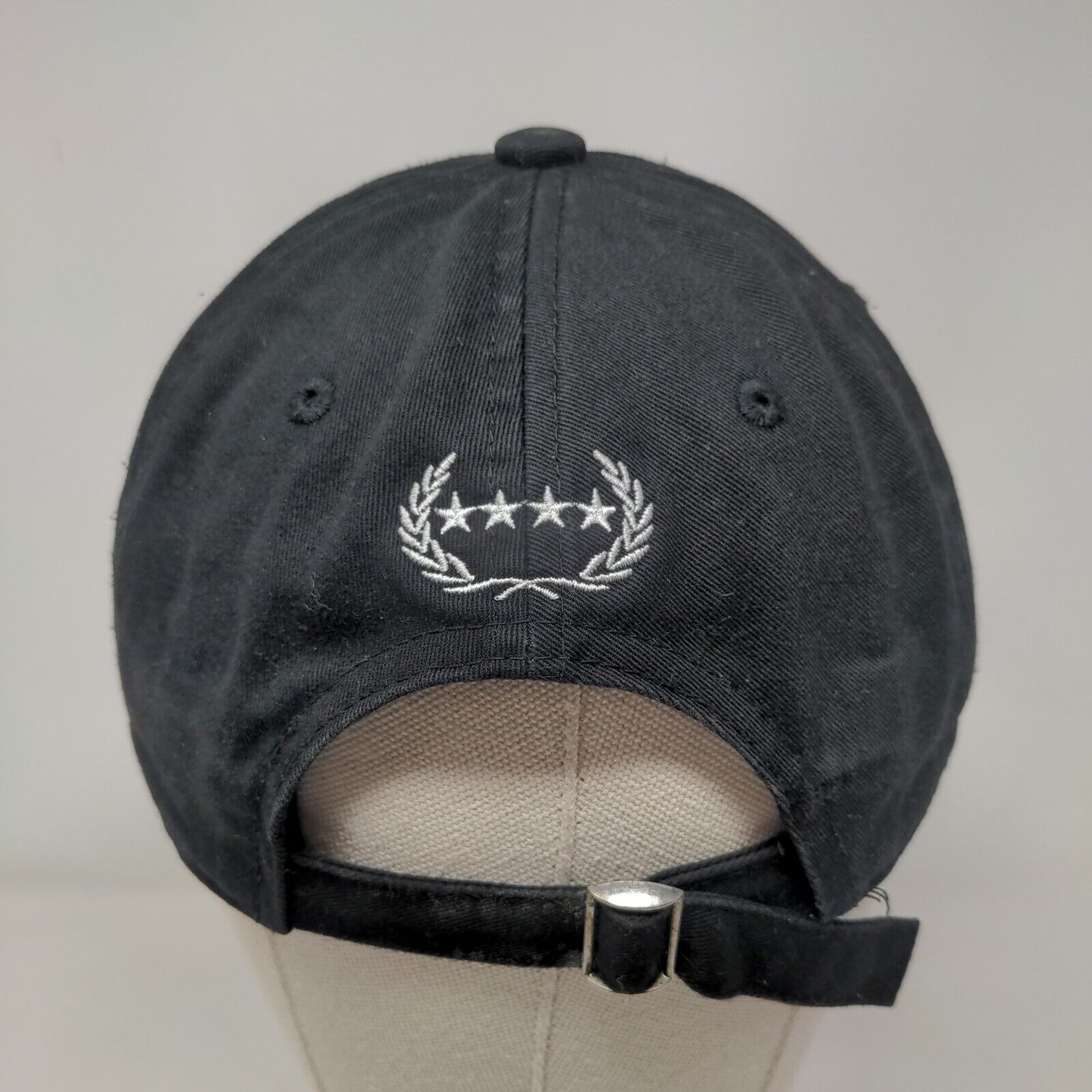 Illuminati Slideback Hat Black One Size Adjustable Embroidered Field Grade