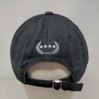 Illuminati Slideback Hat Black One Size Adjustable Embroidered Field Grade