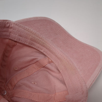 Unbranded Slideback Hat Pink One Size Adjustable Embroidered 6 Panel Blank