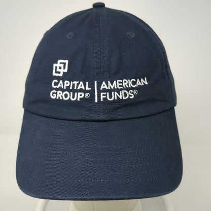 BIG Baseball Cap Blue One Size Capital Group American Funds Slideback Cotton Hat