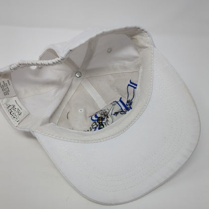 Bugs Bunny Stretch Fitted Hat White One Size Embroidered Looney Tunes