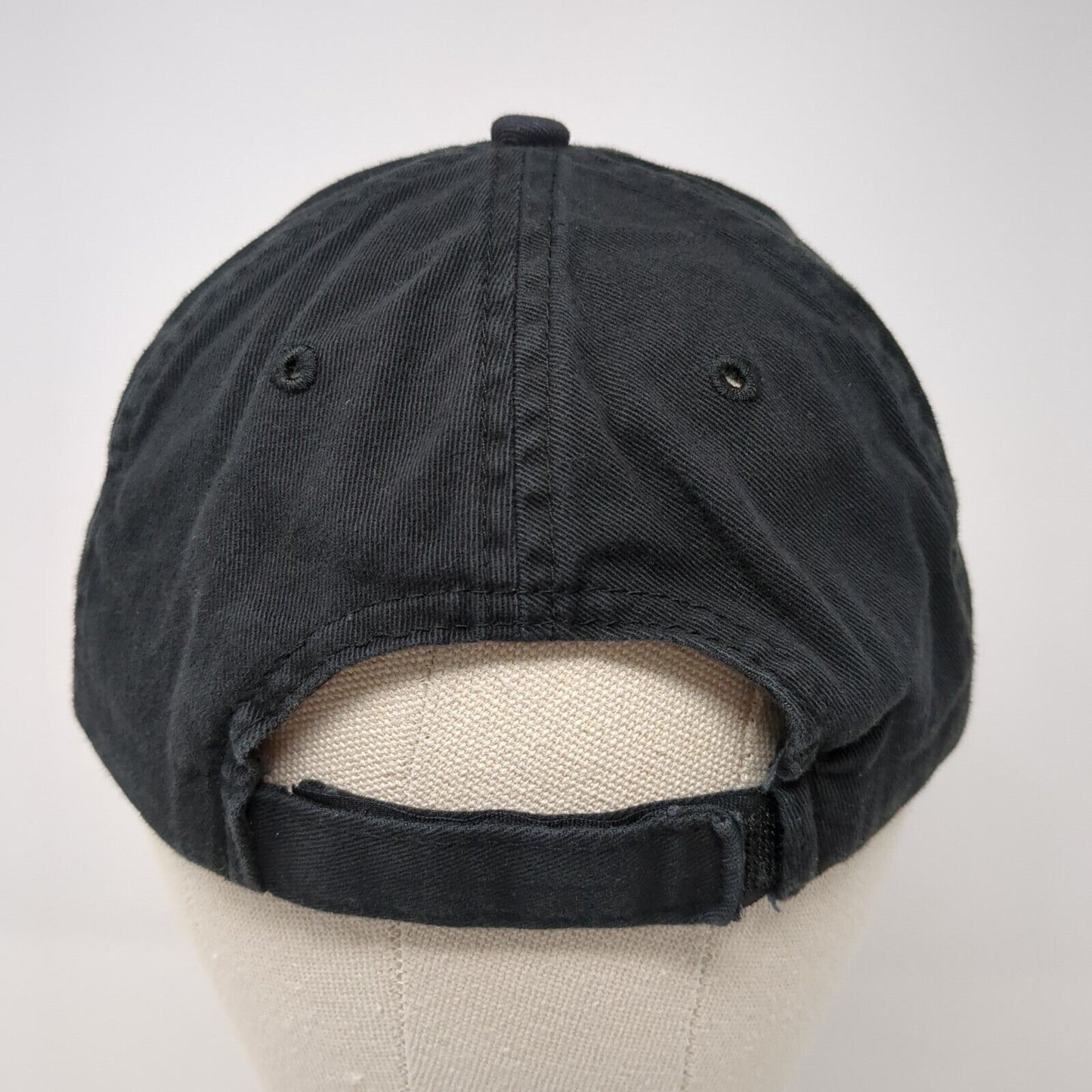 Kretschmar Strapback Hat Black One Size Adjustable Embroidered 6 Panel