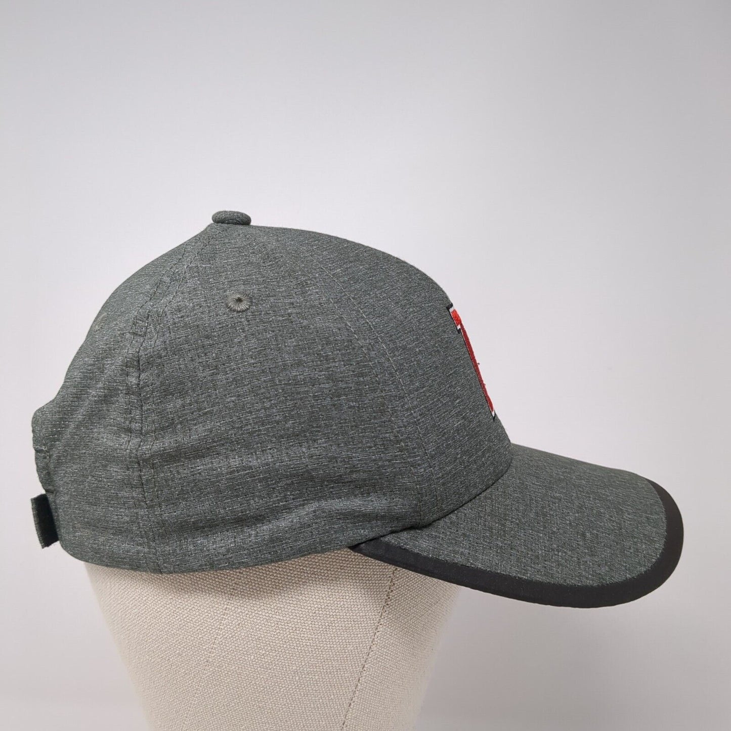 Letter B Strapback Hat Gray One Size Adjustable Embroidered Ogio
