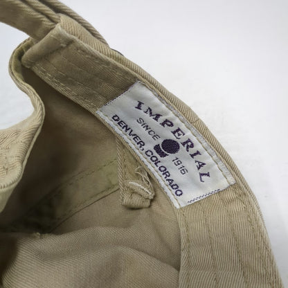Imperial Baseball Cap Beige One Size Oak Crest Norway Hat Adjustable Cotton