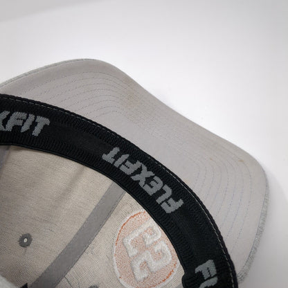 GS The Grower Station Fitted Hat Gray L/XL Embroidered 6 Panel Flexfit Yupoong